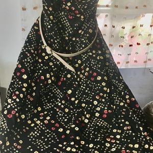 Rachel Roy sleeveless cotton linen maxi dress